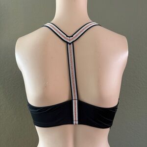 Victoria's Secret Black T-shirt push-up Bra with Y-Back and Front Closing 34DDD